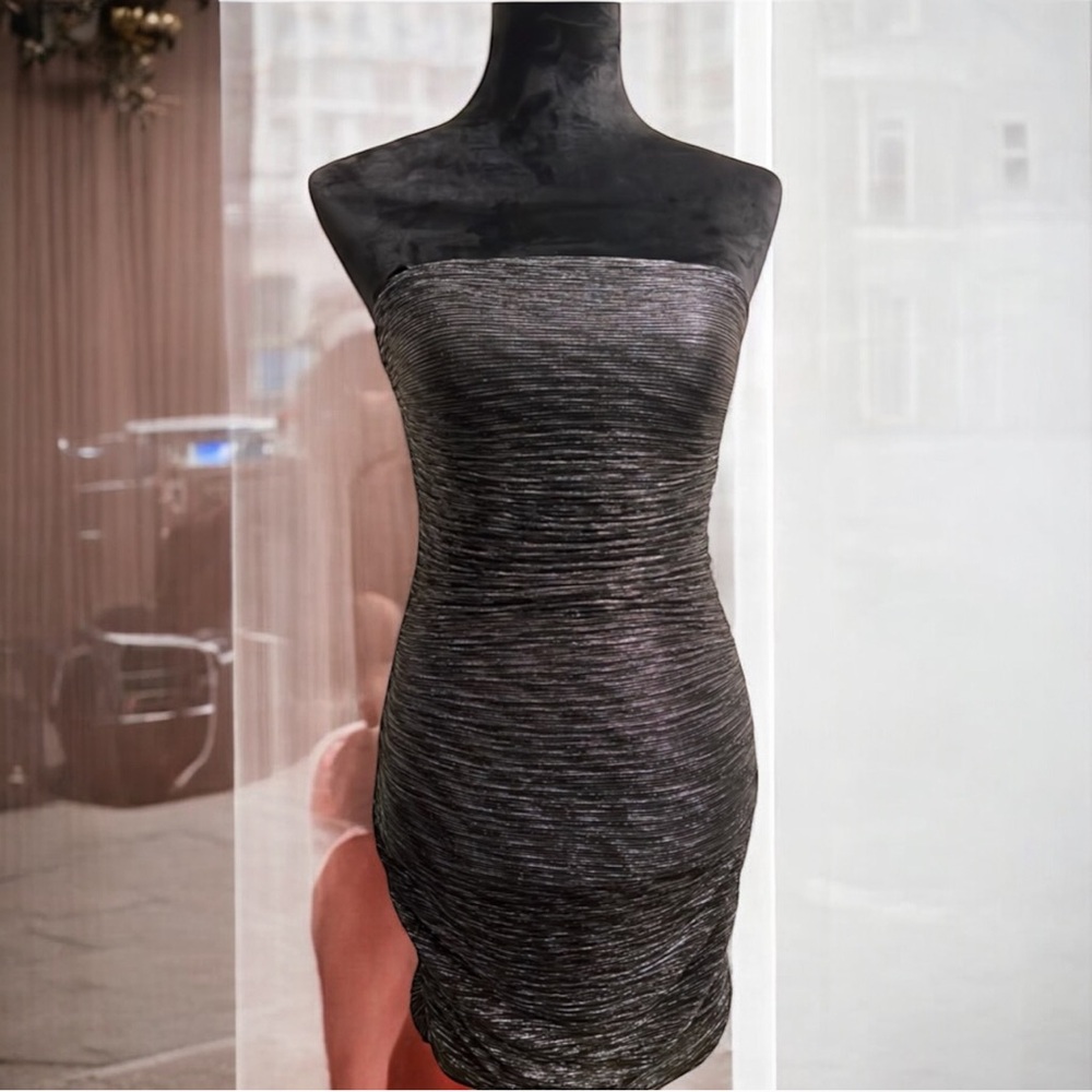 EXPRESS cocktail dress with side ruching